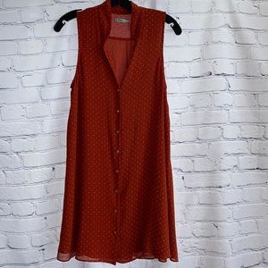 KIMCHI BLUE star print sleeveless dress size M